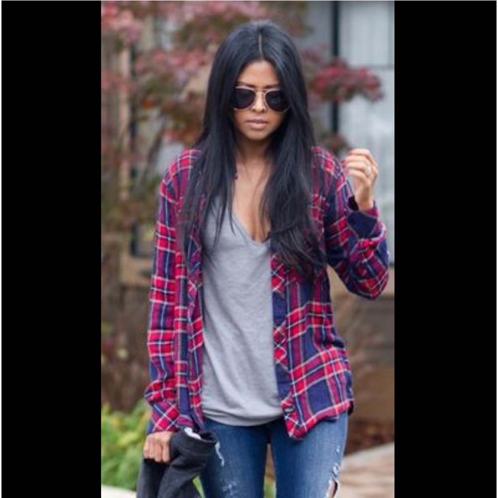 JCrew Plaid Long Sleeve Shirt XXS
